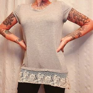 Xhilaration Lace Tee